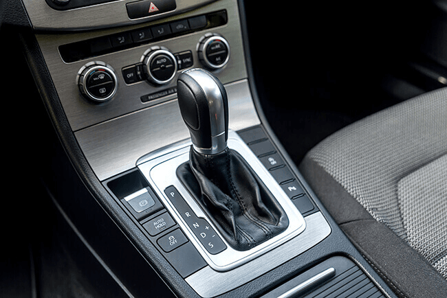 An Automatic transmission shifter in a vehicle